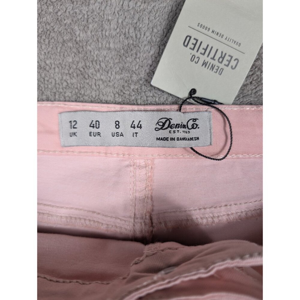 Denim & Co. Classic‎ Women's Size 8 Waist Stretch Jeggings Pink NWT - Picture 4 of 10